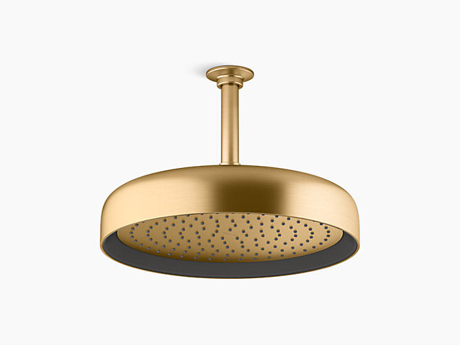 Statement Rainhead - Round Brushed Brass 26291T-E2-2MB