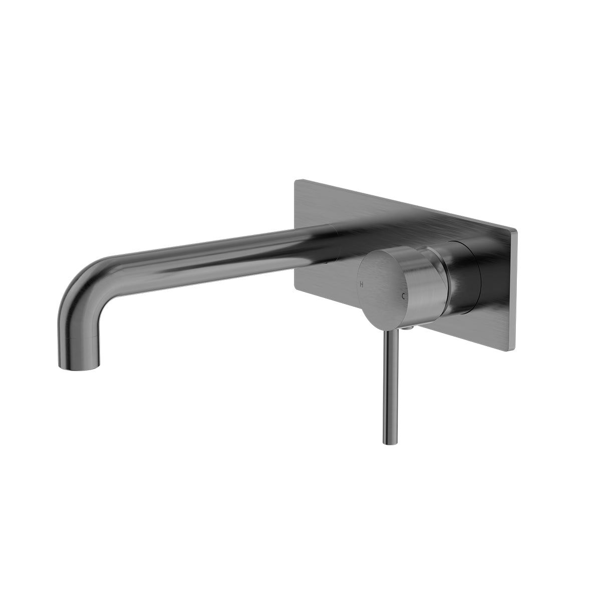 Dolce Wall Basin/Bath Mixer Gun Metal