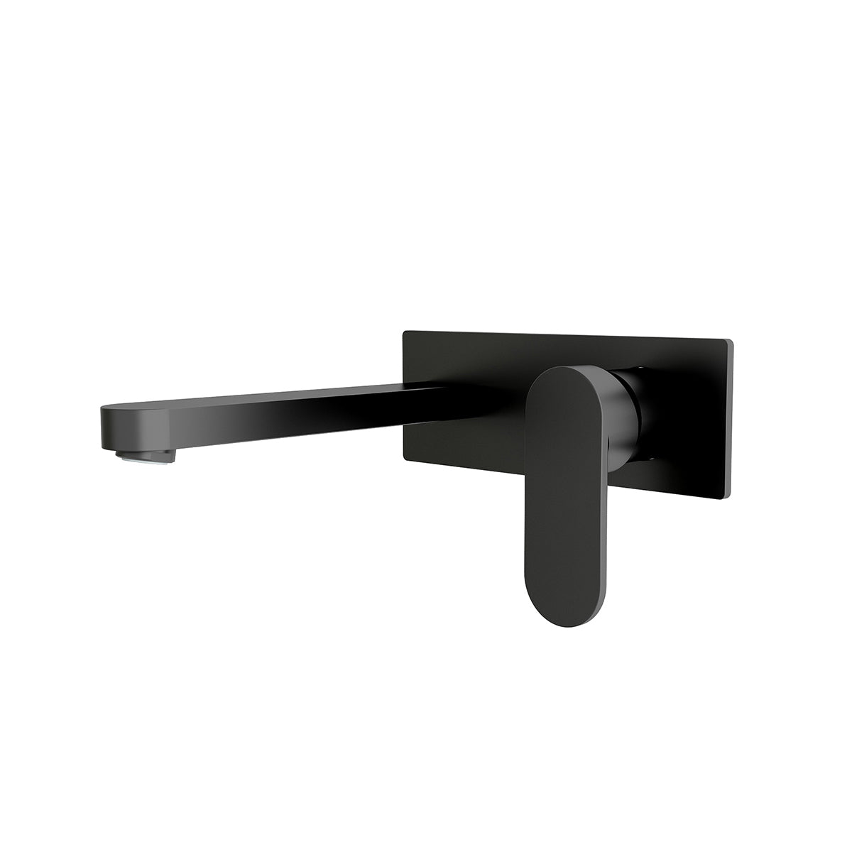 Ecco Wall Basin Mixer Matte Black