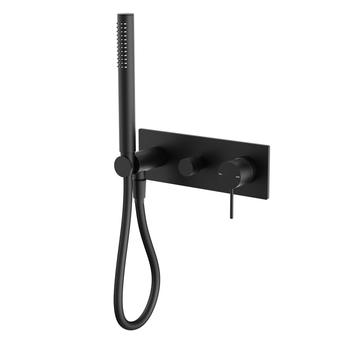 Mecca Shower Mixer With Divertor System Matte Black