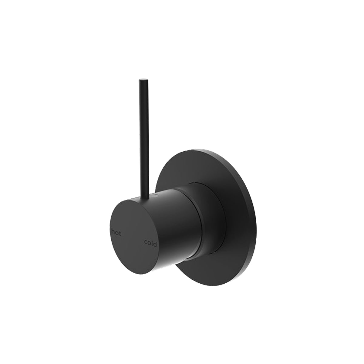 Mecca Shower Mixer Handle Up Matte Black