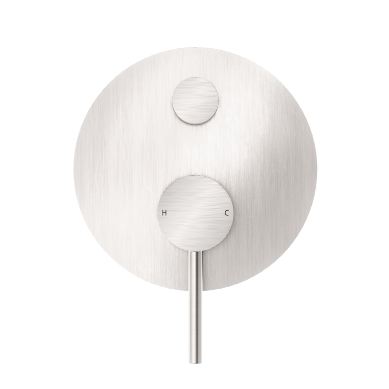 Dolce Shower Mixer With Divertor Brushed Nickel