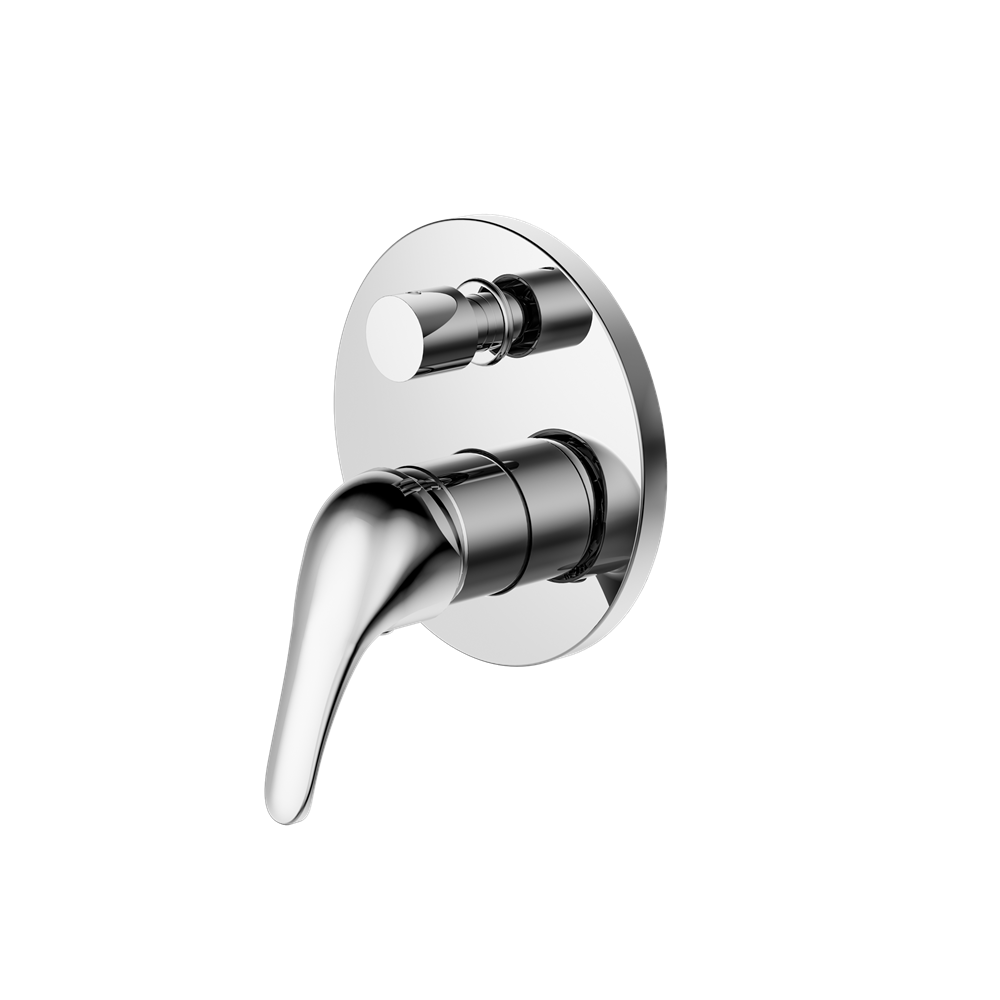 Classic Shower Mixer With Divertor Chrome