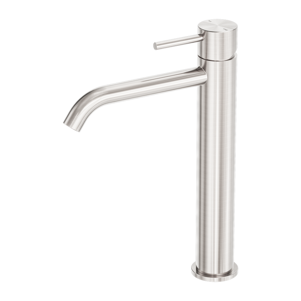 Zen Ss316l Tall Basin Mixer Brushed Nickel