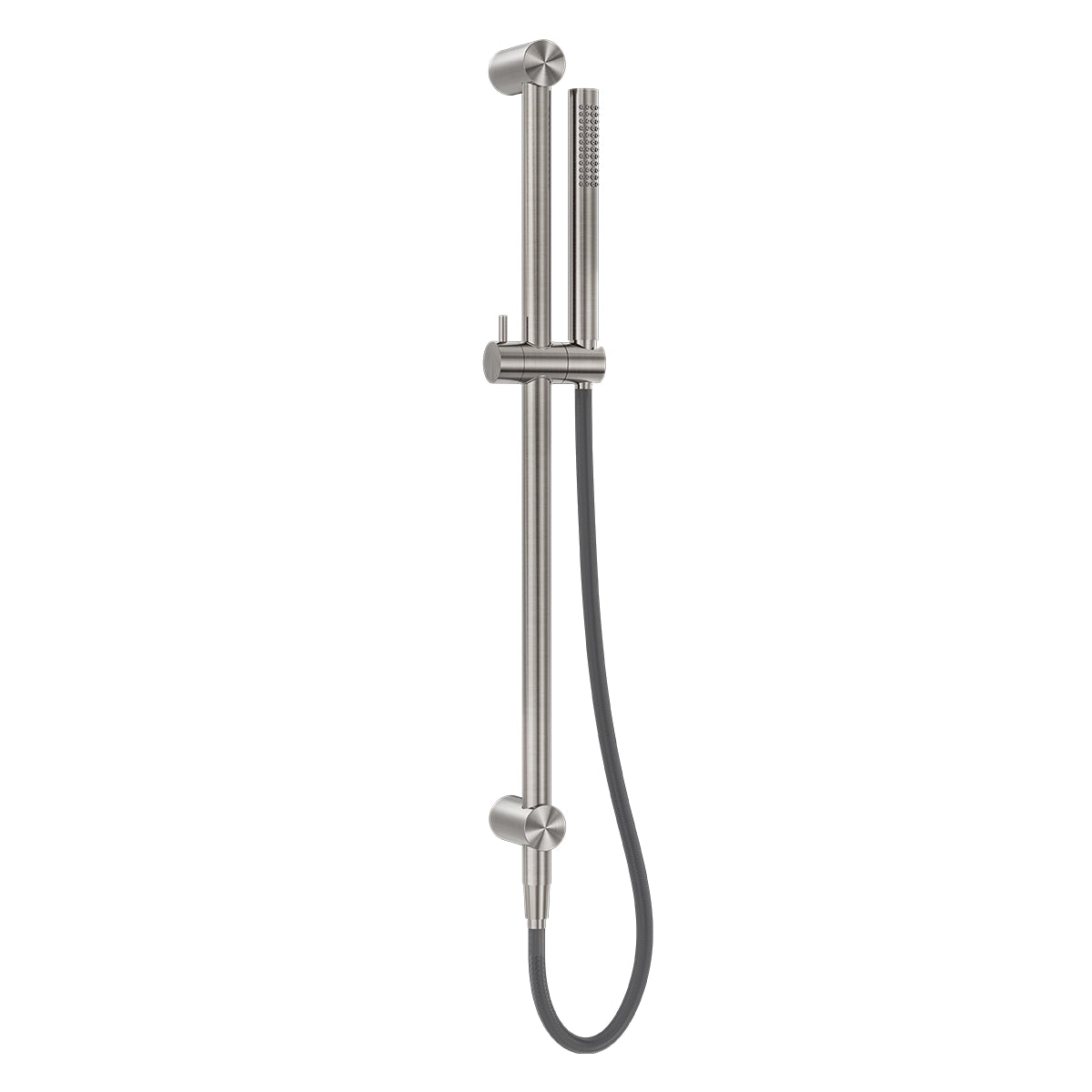 Zen Ss316l Shower Rail With Outdoor Shower Hose Brushed Nickel