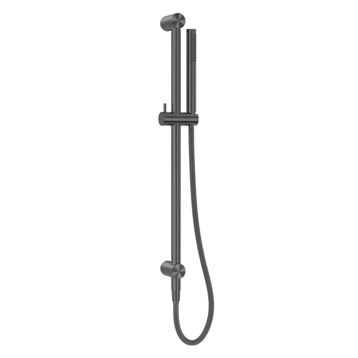 Zen Ss316l Shower Rail With Outdoor Shower Hose Graphite