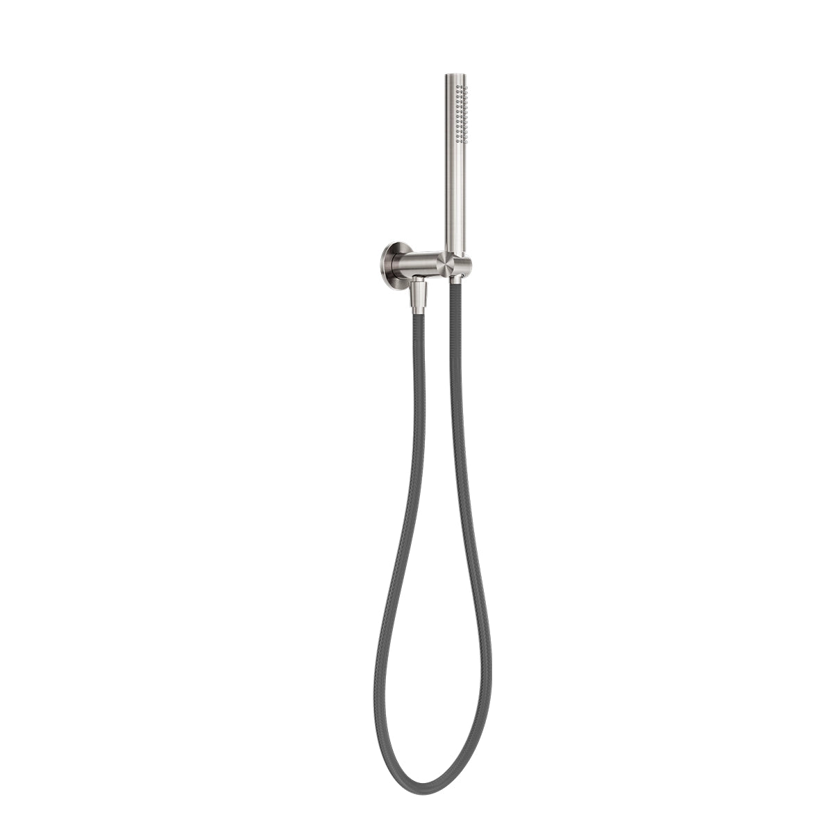 Zen Ss316l Shower On Bracket With Outdoor Shower Hose Brushed Nickel