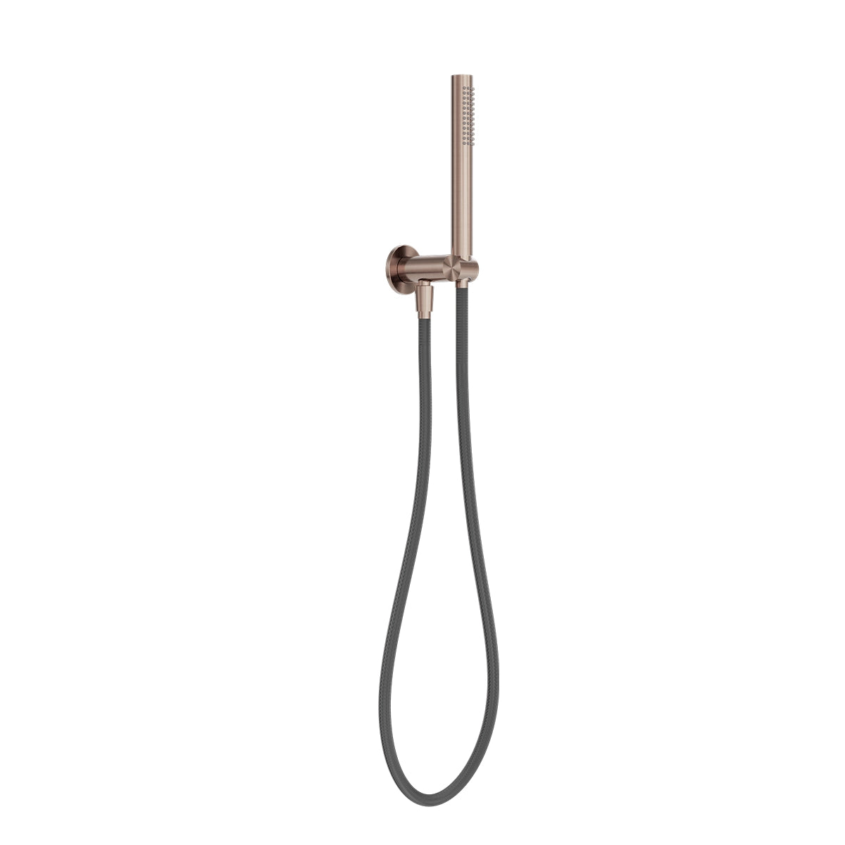 Zen Ss316l Shower On Bracket With Outdoor Shower Hose Brushed Bronze