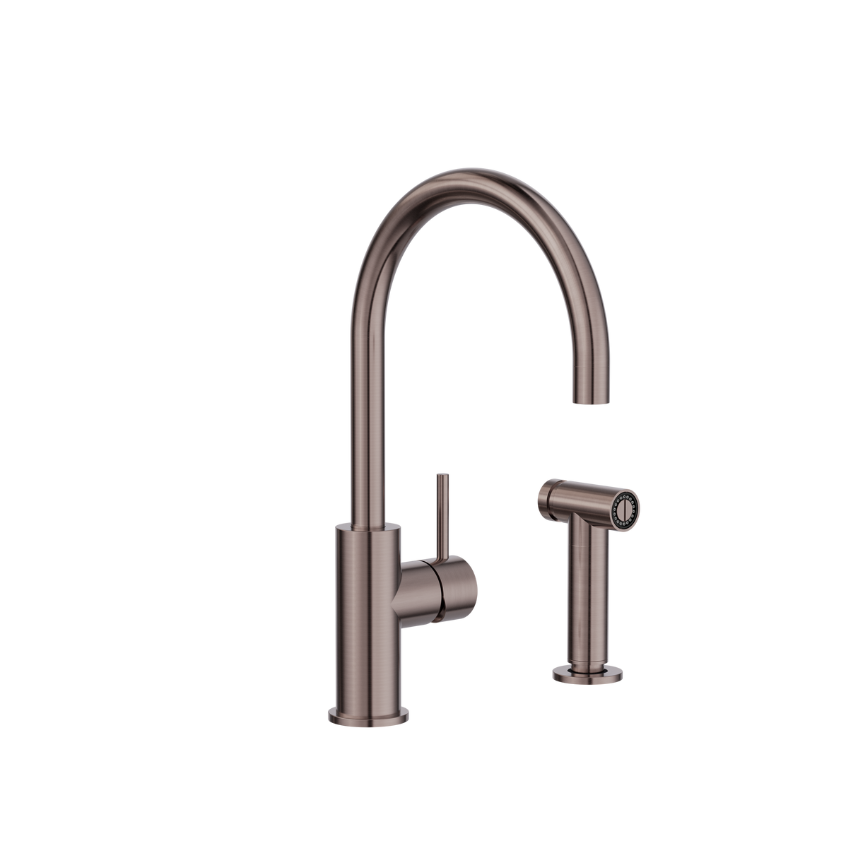 Zen Ss316l Kitchen Mixer With Hand Spray Brushed Bronze