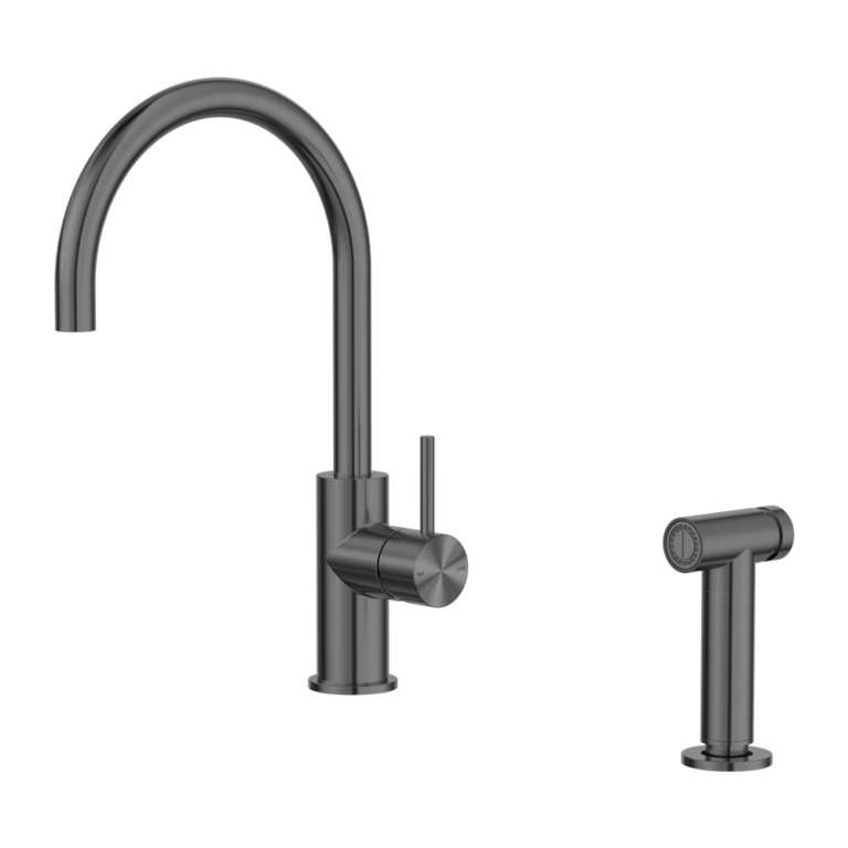 Zen Ss316l Kitchen Mixer With Hand Spray Graphite