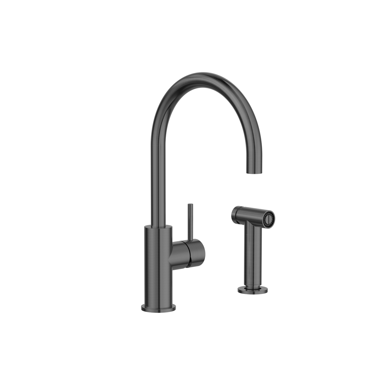 Zen Ss316l Kitchen Mixer With Hand Spray Graphite