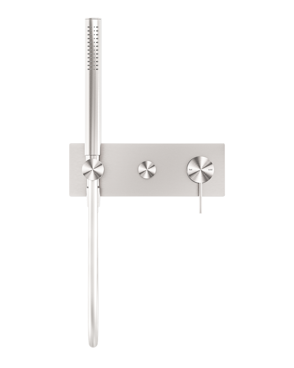 Mecca Shower Mixer With Divertor System Brushed Nickel