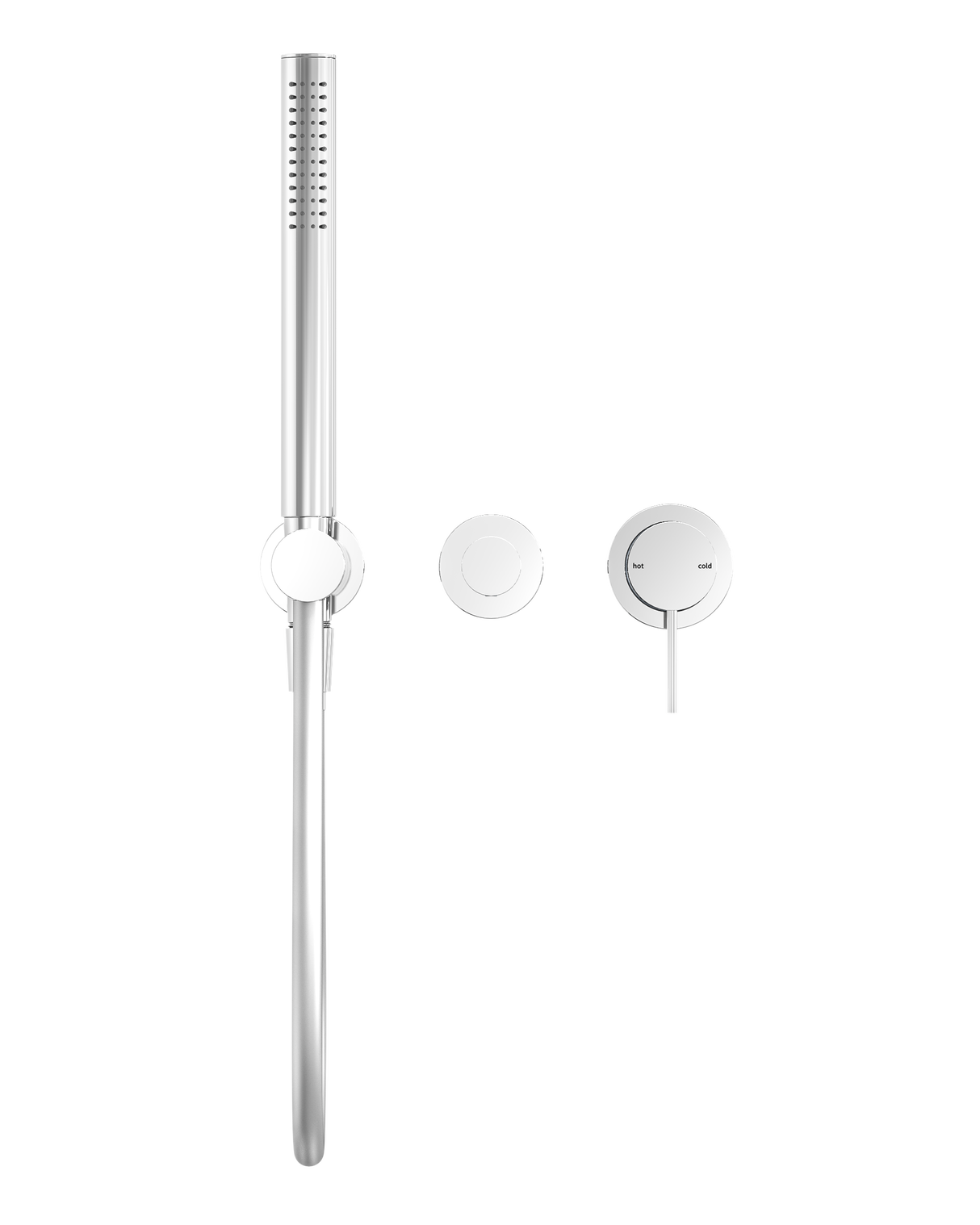 Mecca Shower Mixer With Divertor System Seperate Back Plate Chrome