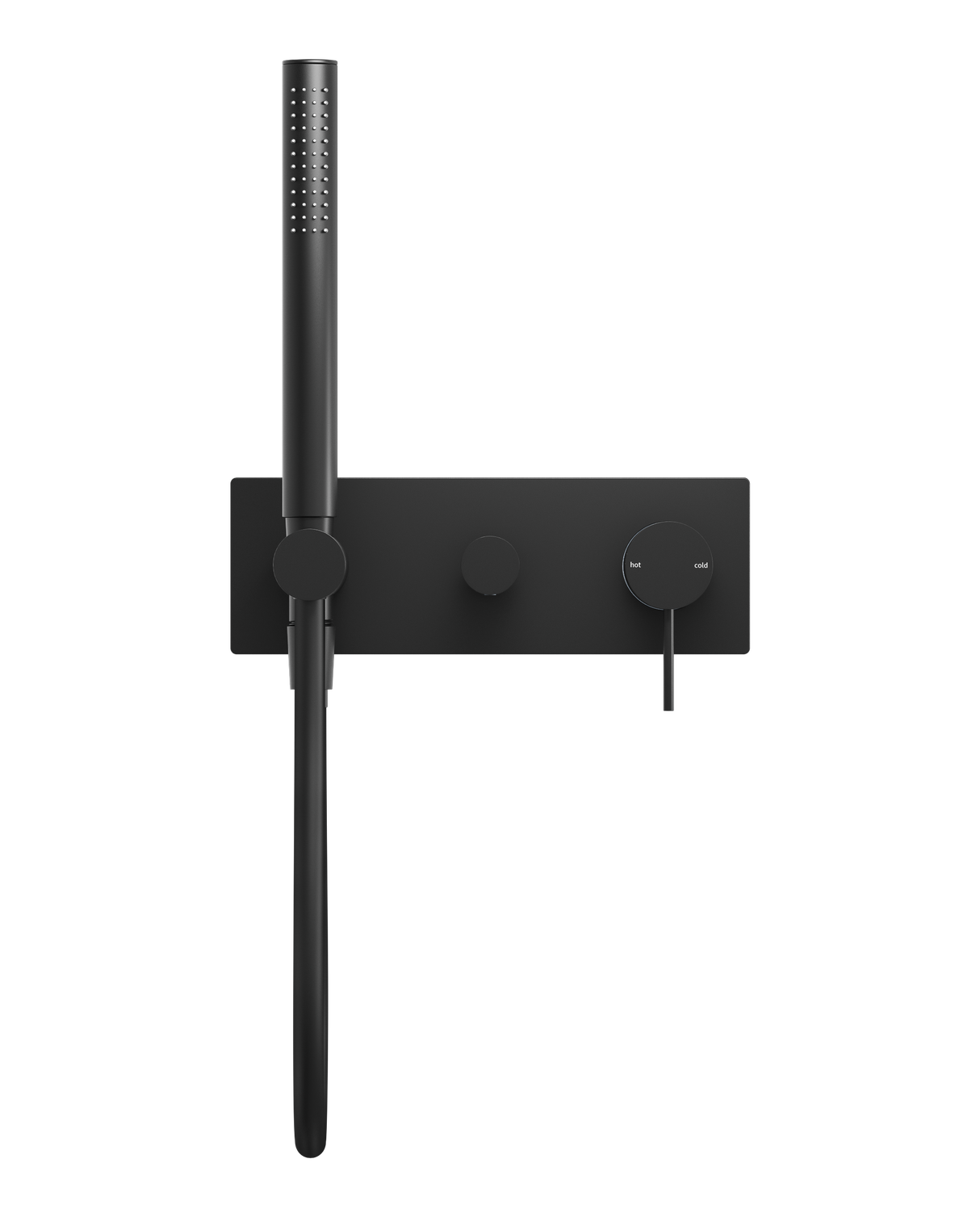 Mecca Shower Mixer With Divertor System Matte Black