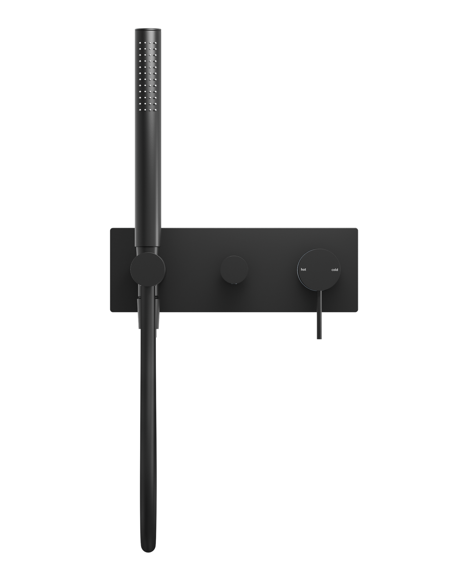 Mecca Shower Mixer With Divertor System Matte Black