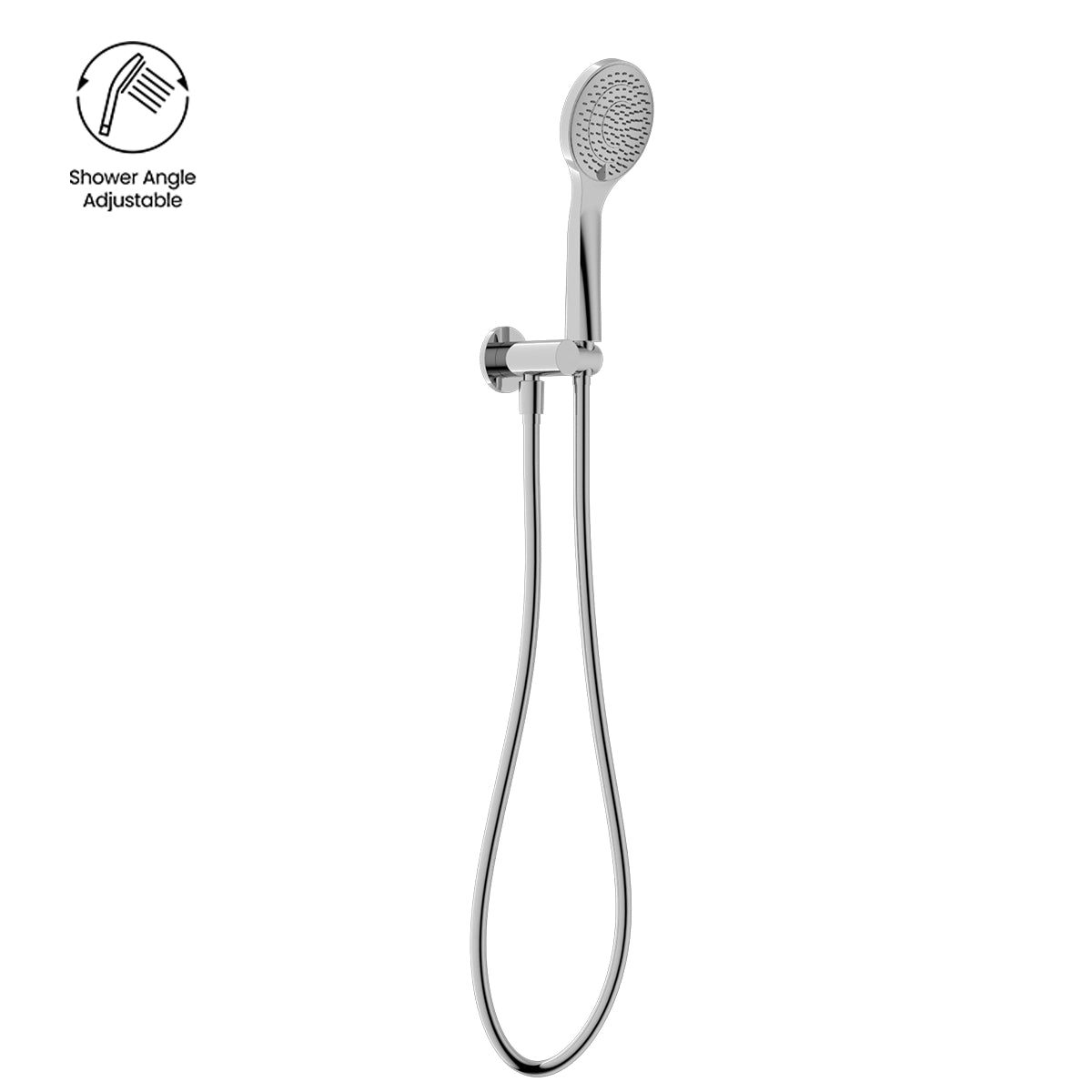 MECCA SHOWER ON BRACKET WITH AIR SHOWER CHROME