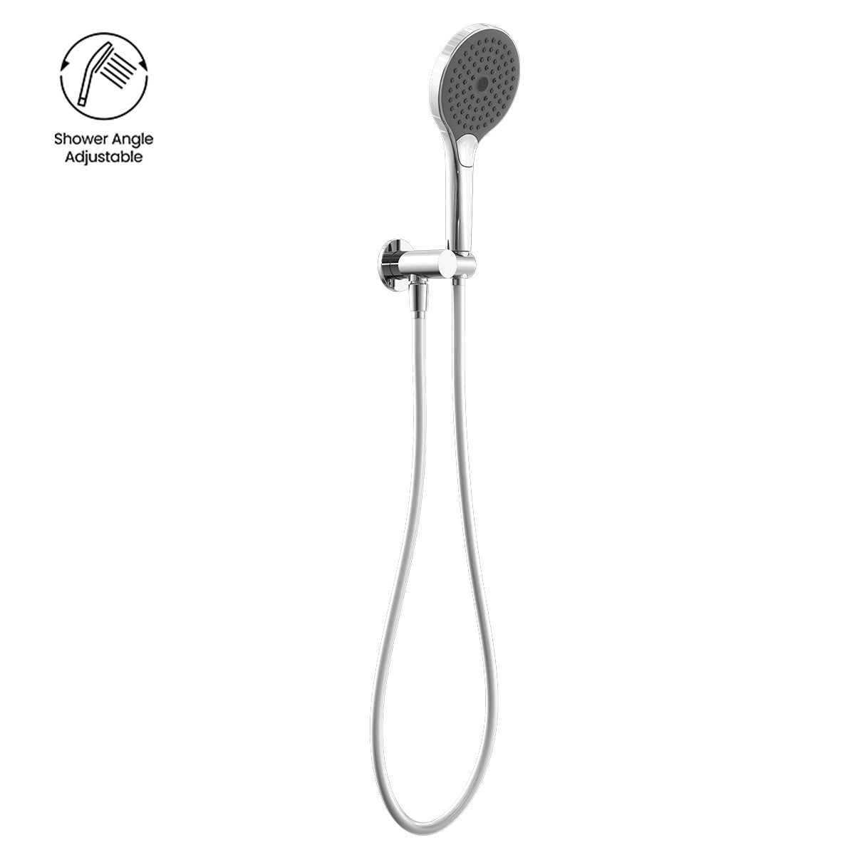 MECCA SHOWER ON BRACKET WITH AIR SHOWER II CHROME