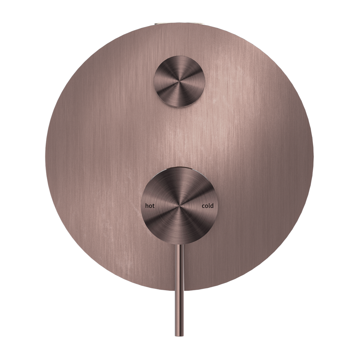 Mecca Shower Mixer With Divertor Brushed Bronze