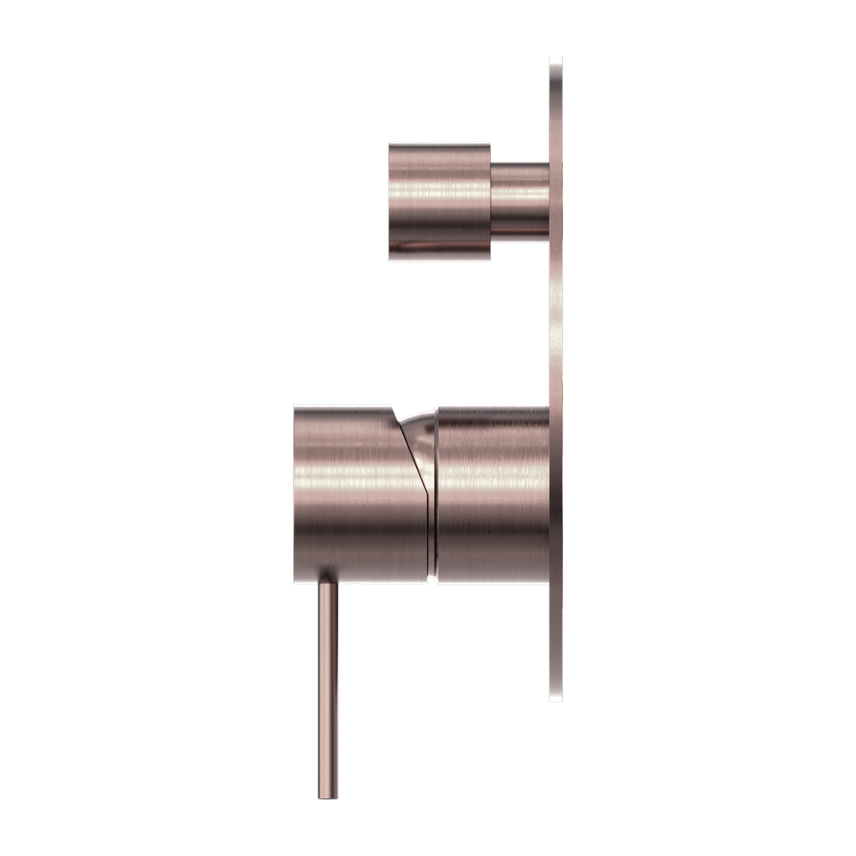 Mecca Shower Mixer With Divertor Brushed Bronze