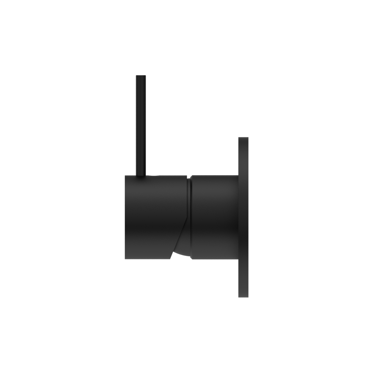 Mecca Shower Mixer Handle Up Matte Black