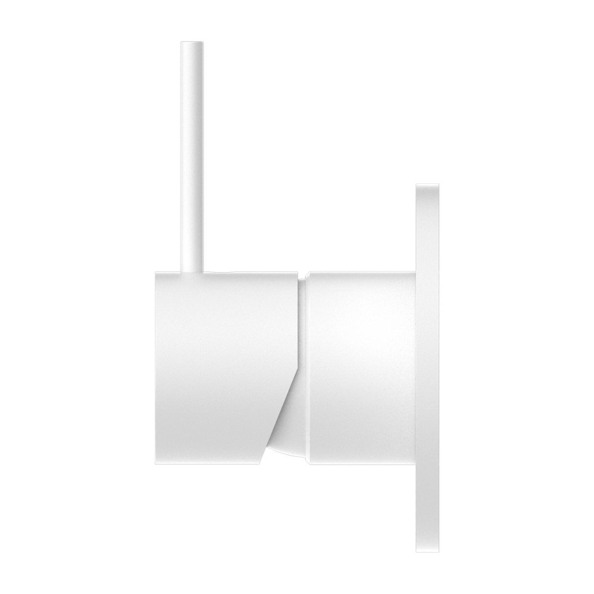 Mecca Shower Mixer Handle Up Matte White