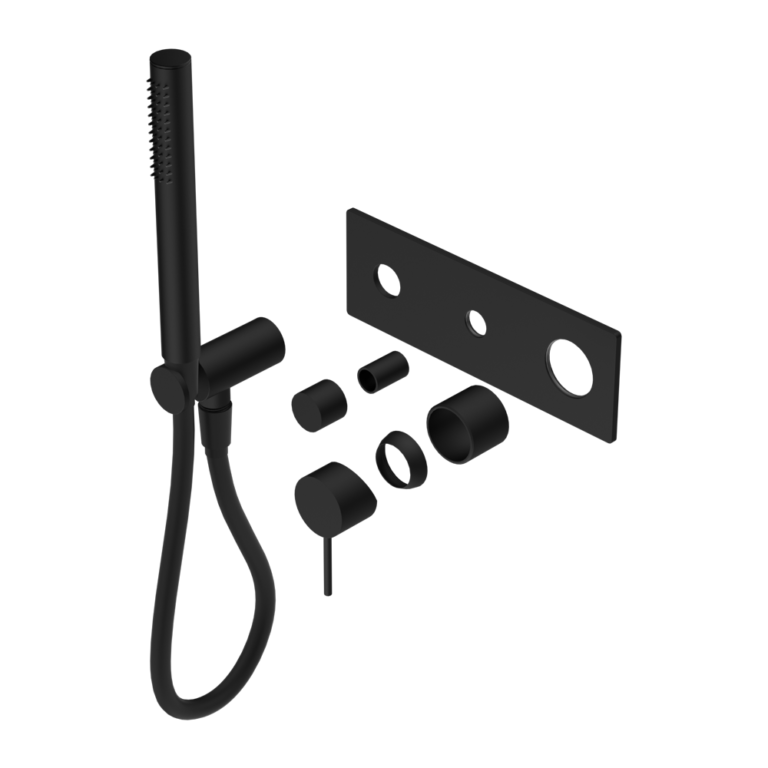 MECCA SHOWER MIXER DIVERTOR SYSTEM TRIM KITS ONLY MATTE BLACK
