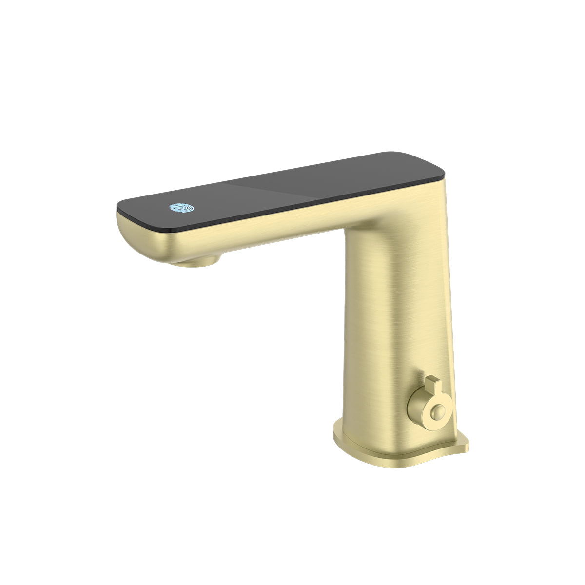 Claudia Sensor Mixer With Black Top Display Brushed Gold