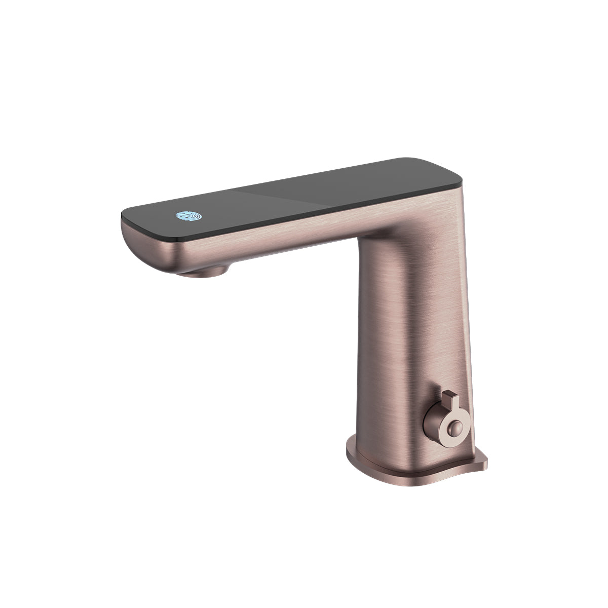 Claudia Sensor Mixer With Black Top Display Brushed Bronze