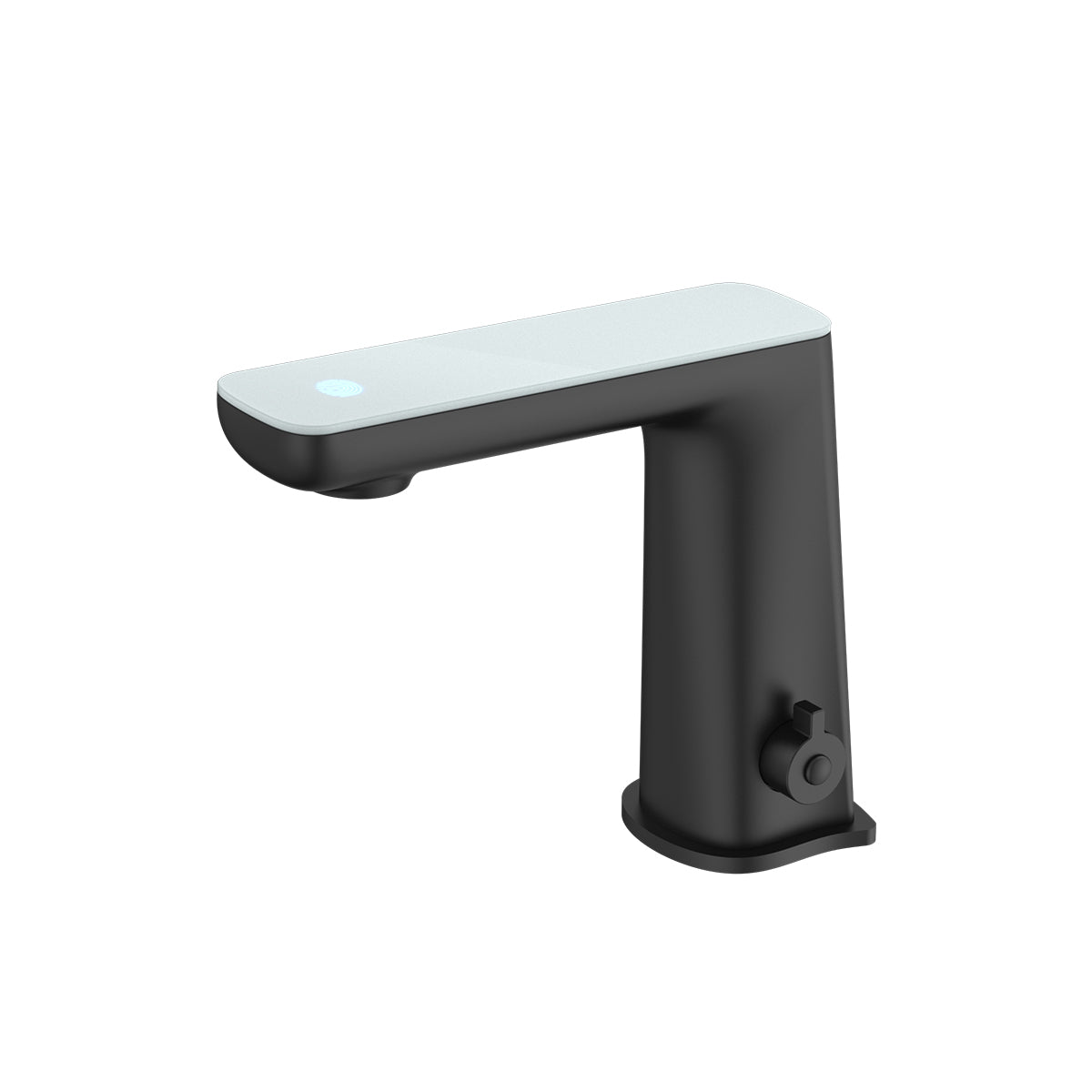 Claudia Sensor Mixer With White Top Display Matte Black
