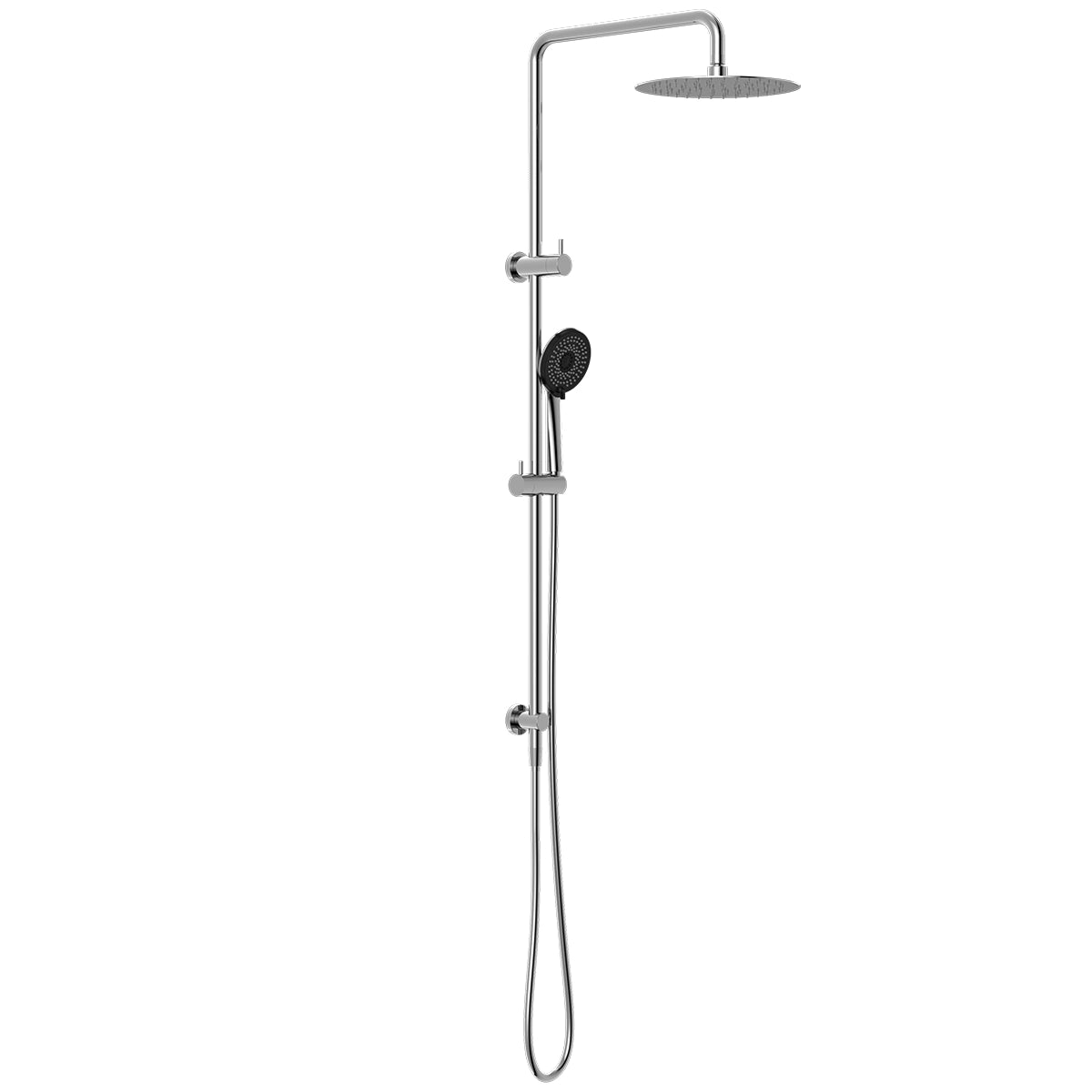 Round Project Twin Shower 4 Star Rating Chrome