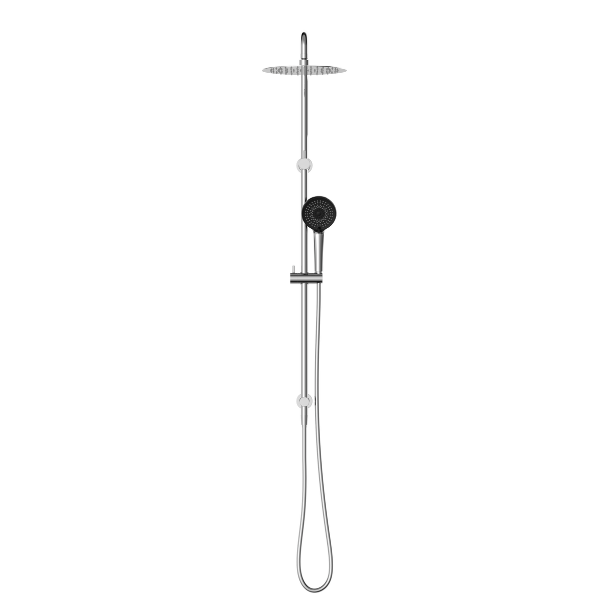 Round Project Twin Shower 4 Star Rating Chrome