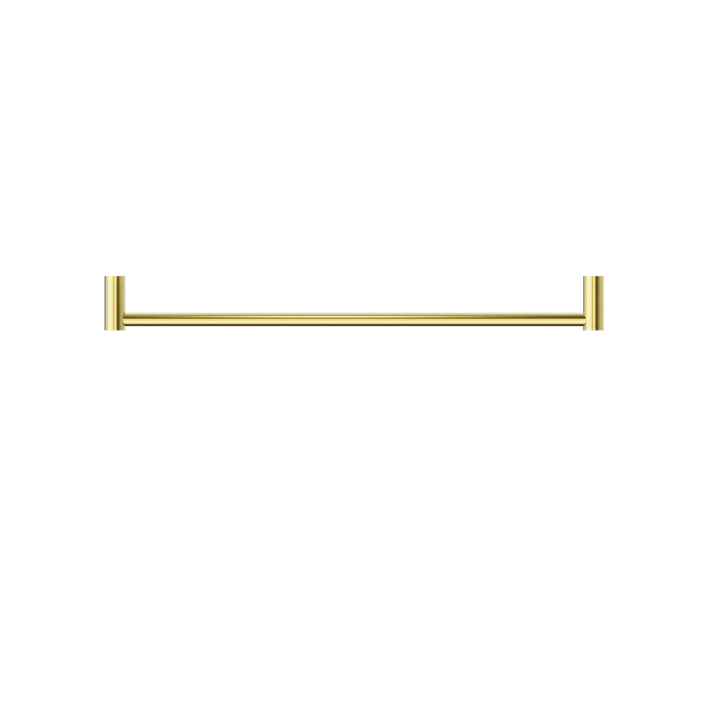 New Mecca Single Towel Rail 800mm Brushed Gold