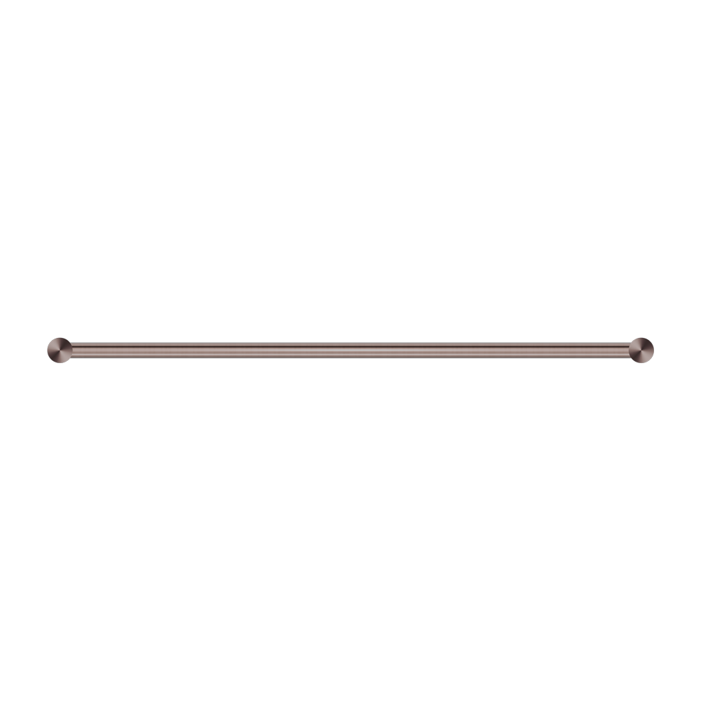 New Mecca Single Towel Rail 800mm Brushed Bronze