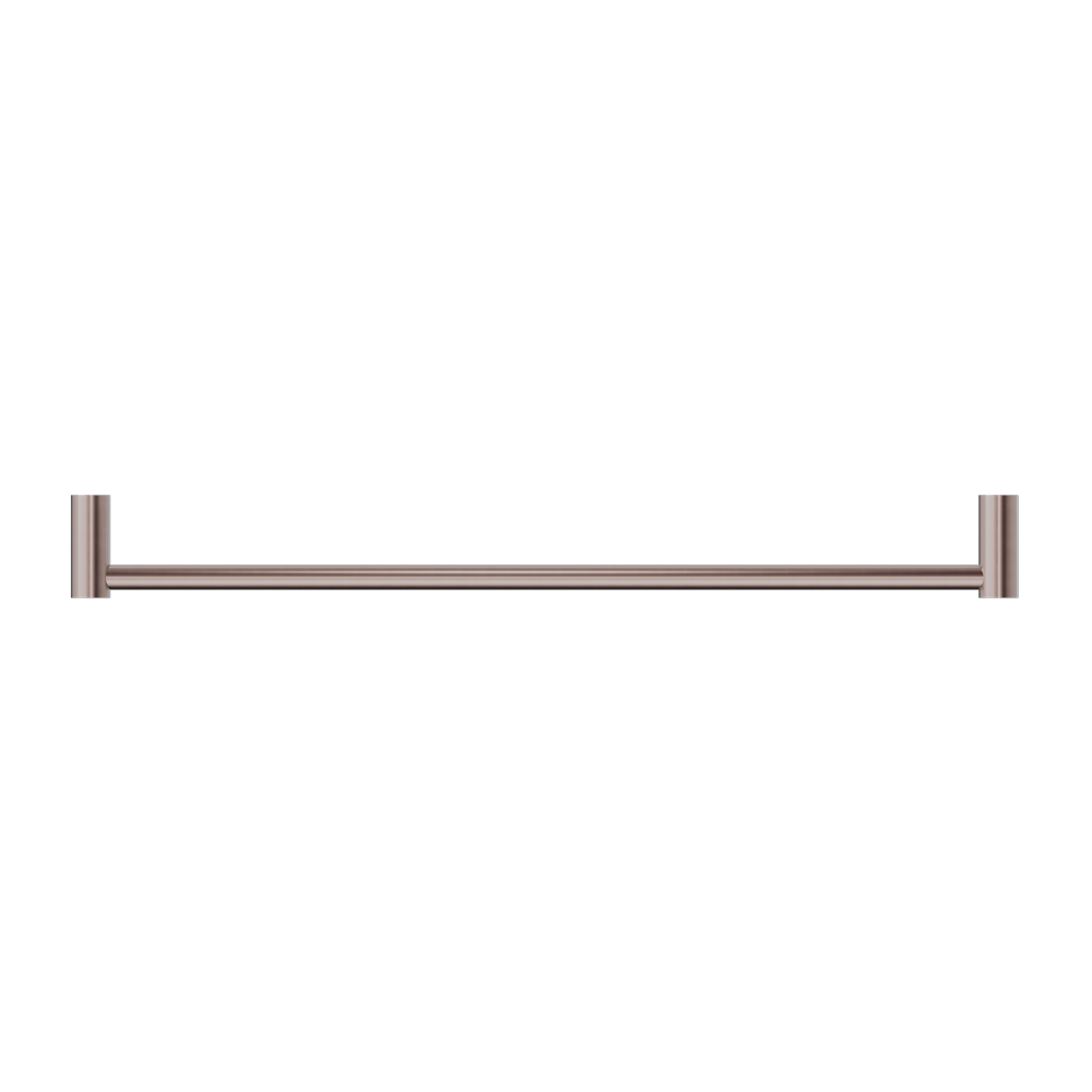 New Mecca Single Towel Rail 800mm Brushed Bronze