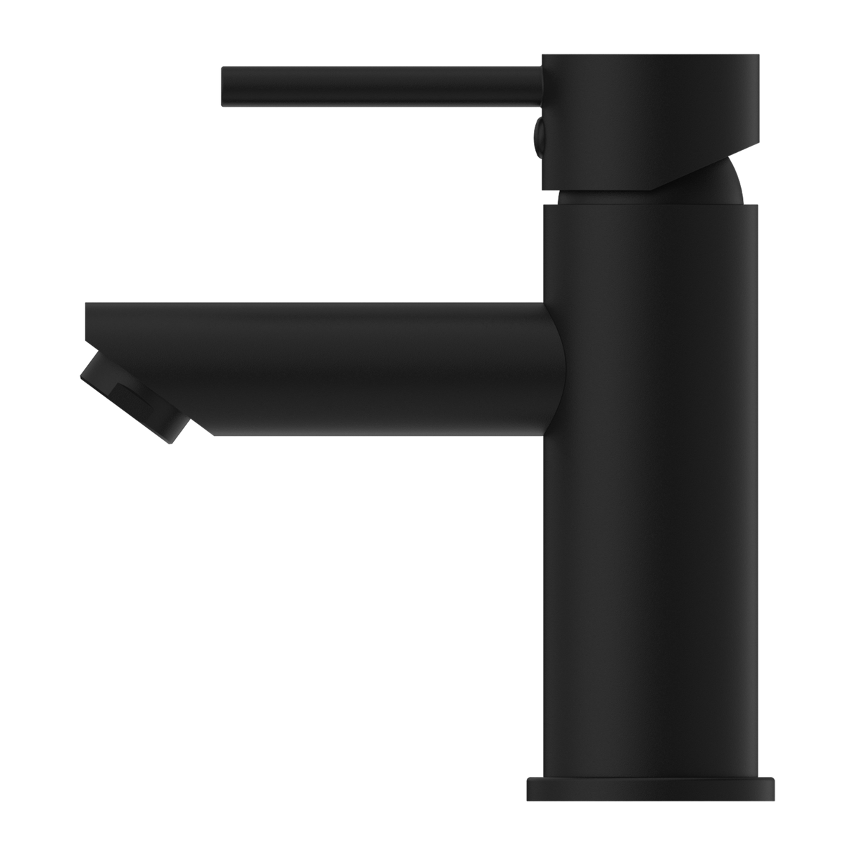 Dolce Basin Mixer Straight Spout Matte Black