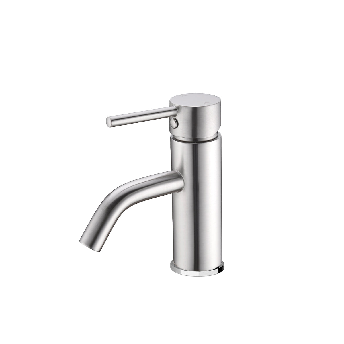Dolce Basin Mixer Stylish Spout Brushed Nickel