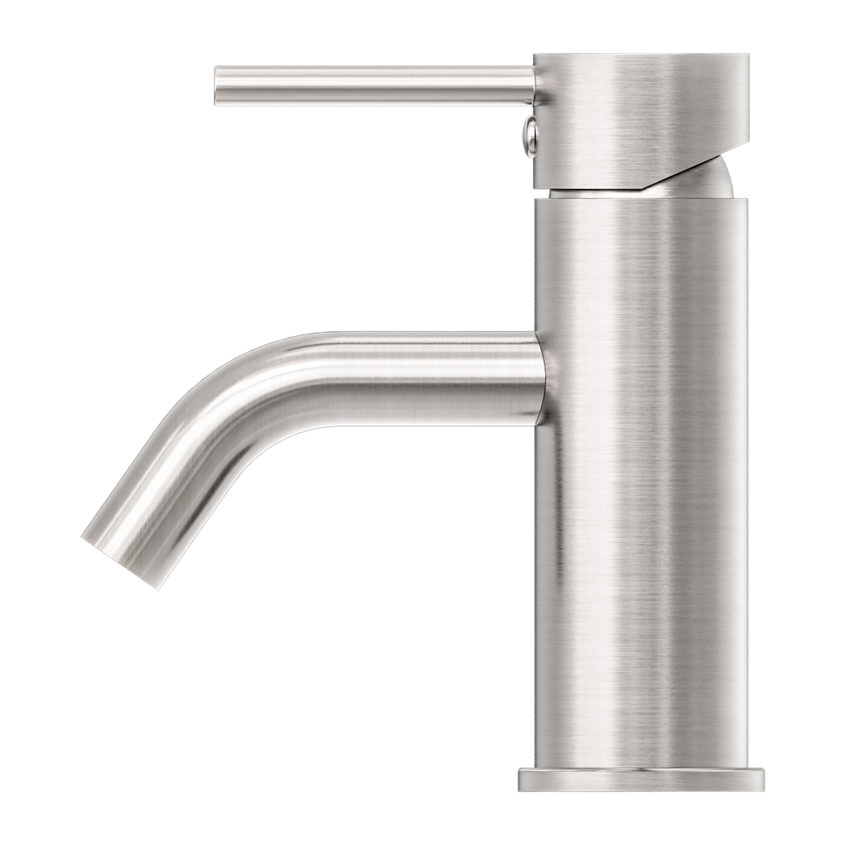 Dolce Basin Mixer Stylish Spout Brushed Nickel