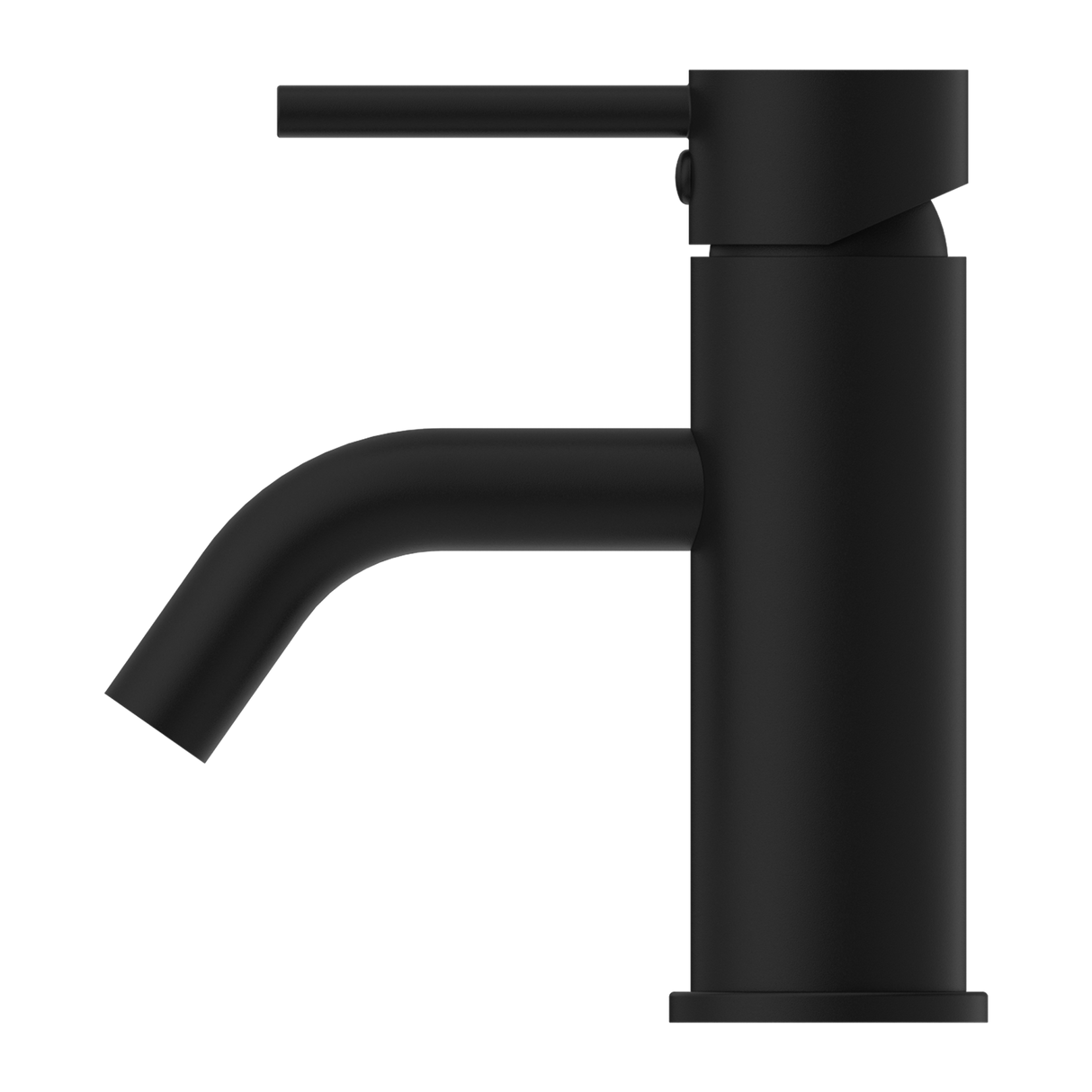 Dolce Basin Mixer Stylish Spout Matte Black