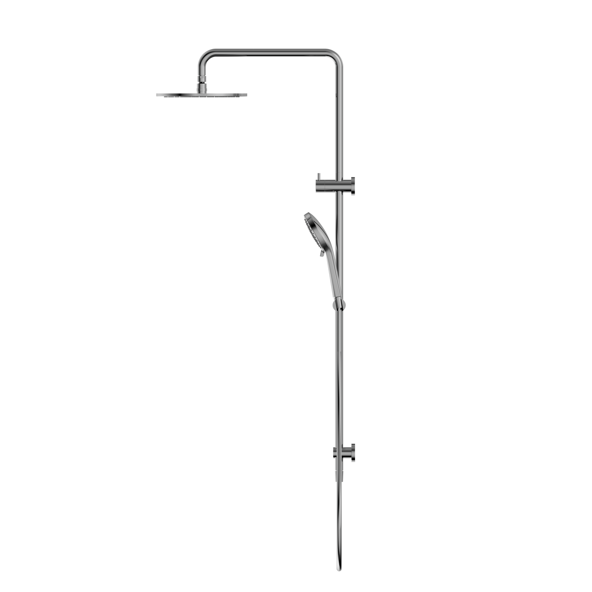 Round Twin Shower Chrome