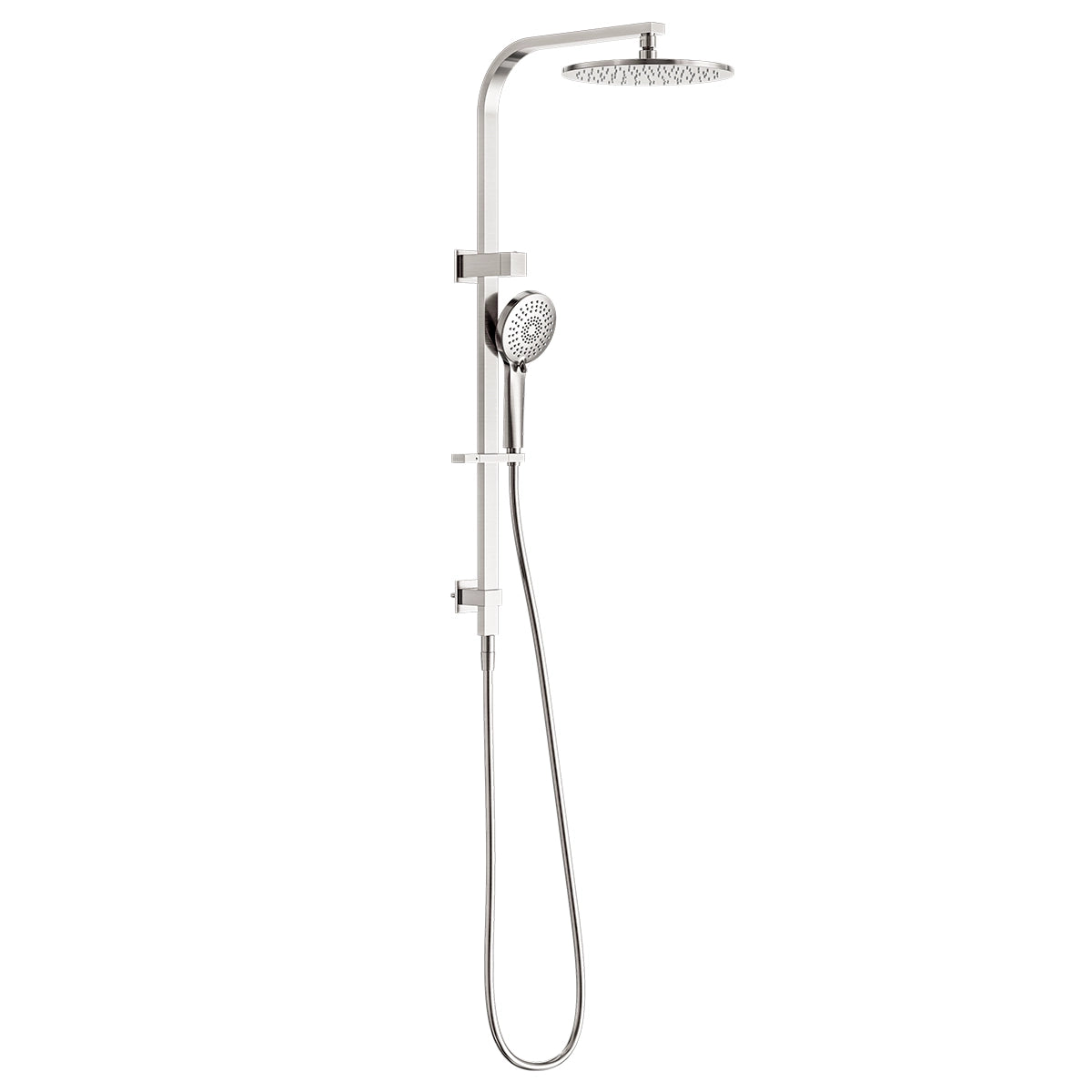 BIANCA TWIN SHOWER BRUSHED NICKEL