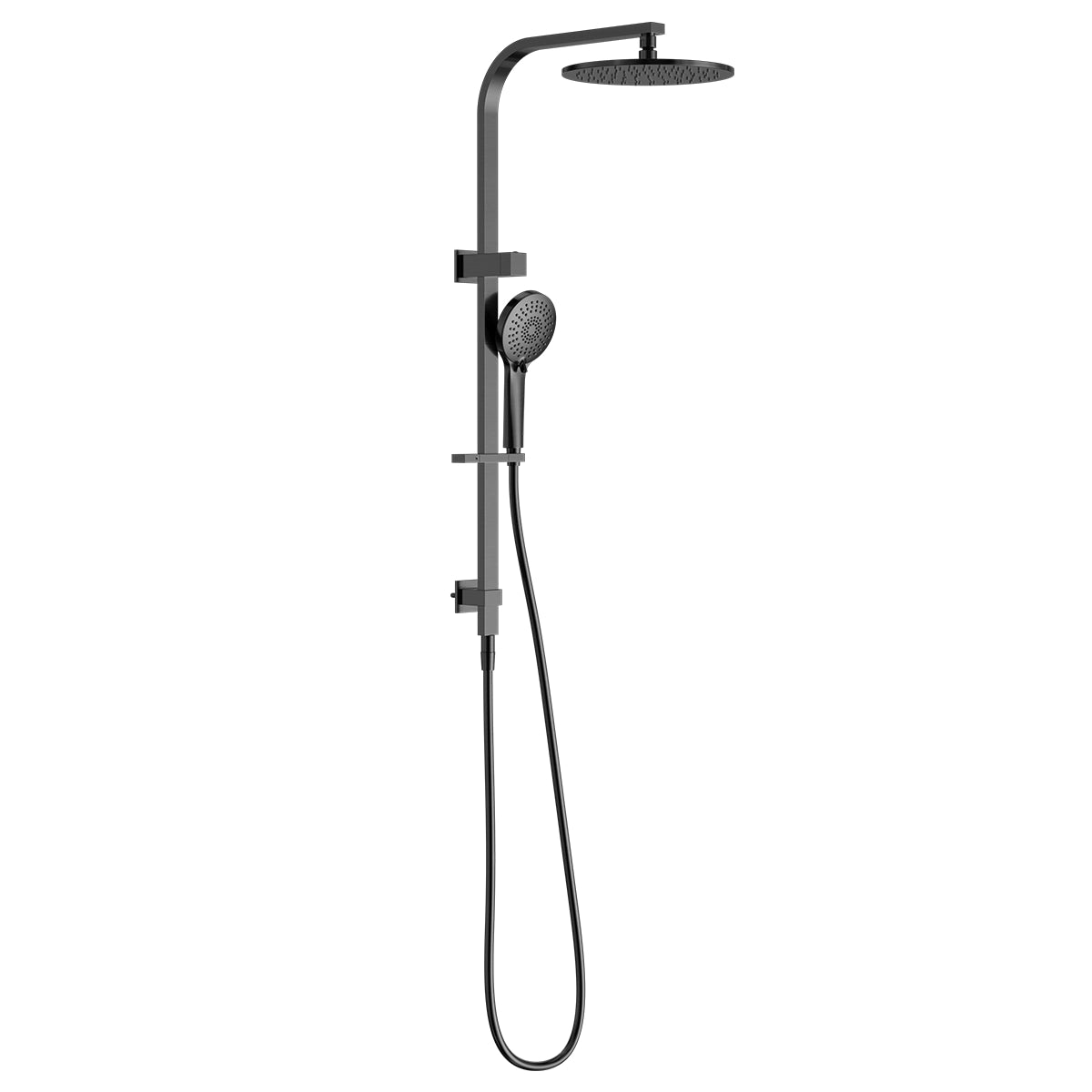 BIANCA TWIN SHOWER GUN METAL