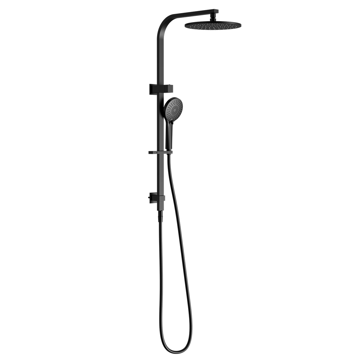 BIANCA TWIN SHOWER MATTE BLACK