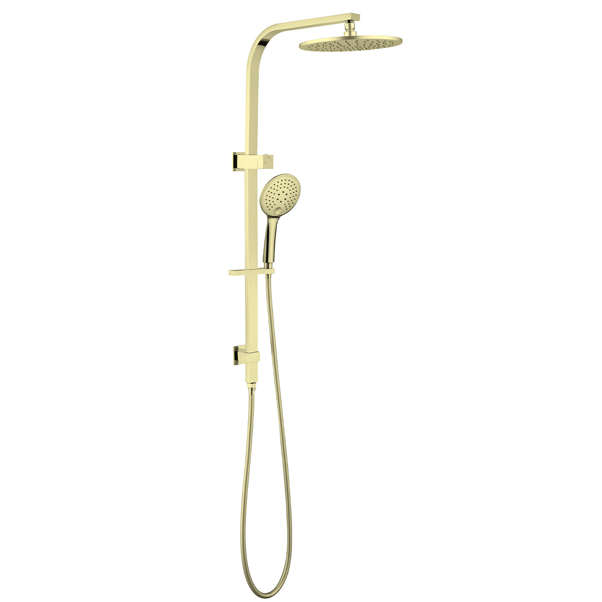 BIANCA TWIN SHOWER BRUSHED GOLD