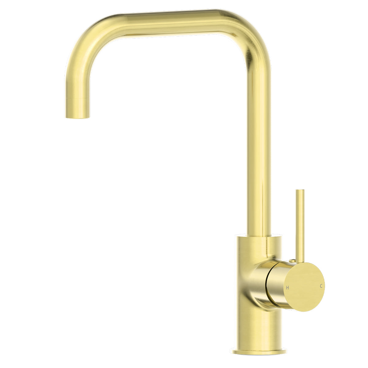 Dolce Kitchen Mixer Square Shape Brushed Gold