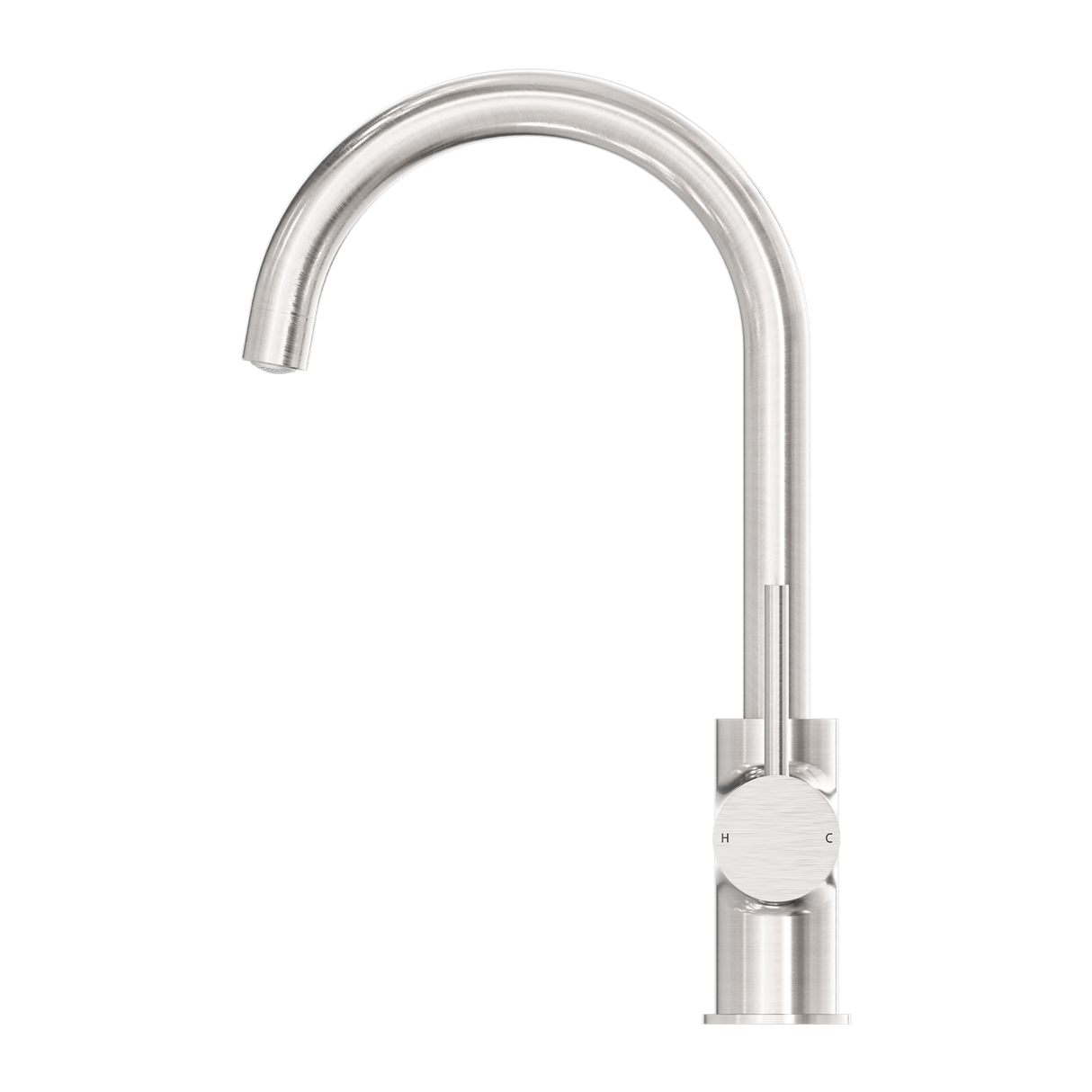Dolce Kitchen Mixer Gooseneck Brushed Nickel