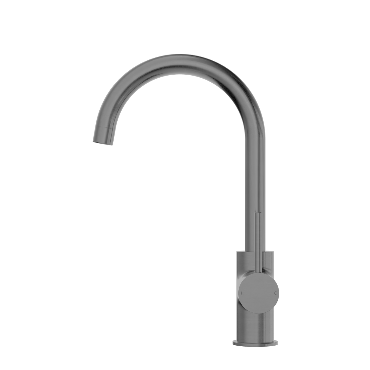 Dolce Kitchen Mixer Gooseneck Gun Metal