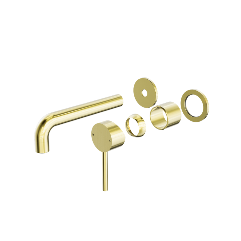 Dolce Wall Basin/Bath Mixer Separate Back Plate Trim Kits Only Brushed Gold