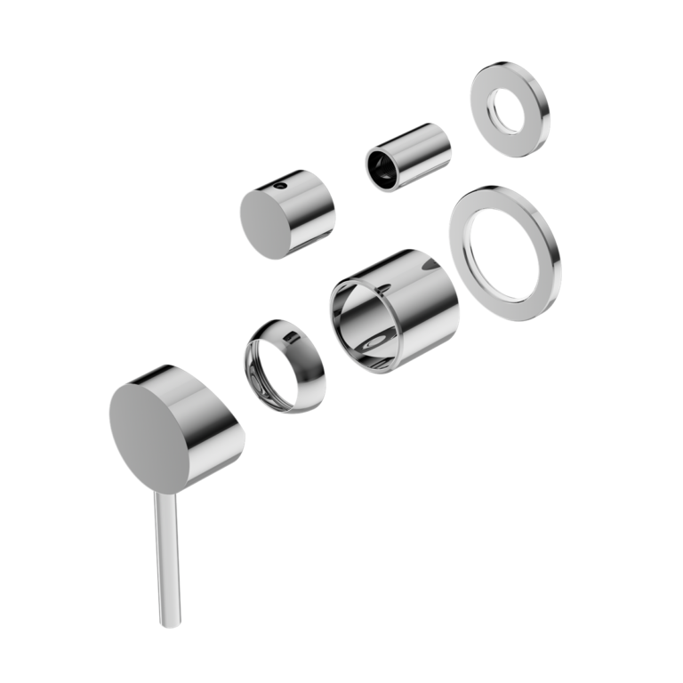 Dolce Shower Mixer With Divertor Separate Back Plate Trim Kits Only Chrome