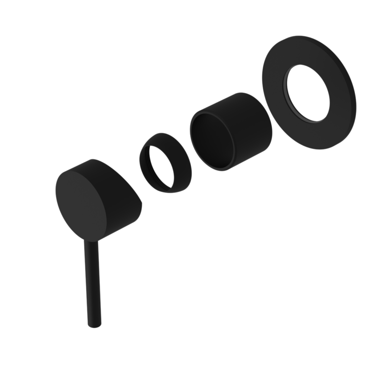 Dolce Shower Mixer Trim Kits Only Matte Black