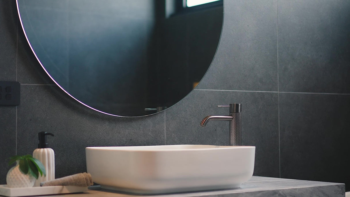 Opal Tall Basin Mixer Brushed Nickel